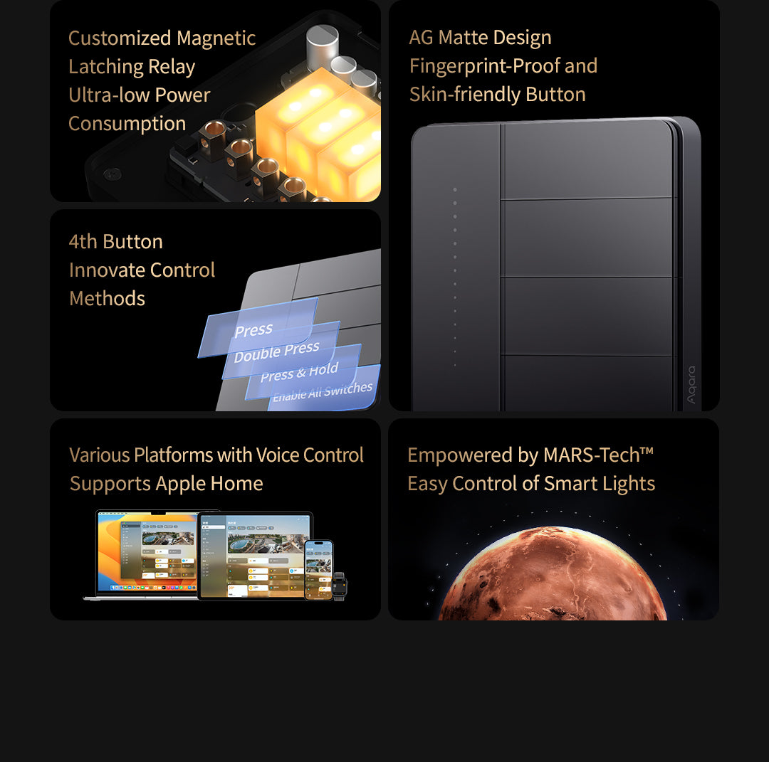 Công tắc vuông Aqara Z1 Pro