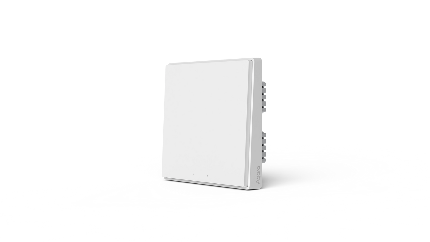 Công tắc âm tường thông minh Aqara D1 Zigbee (1 phím, không Neutral, màu trắng)